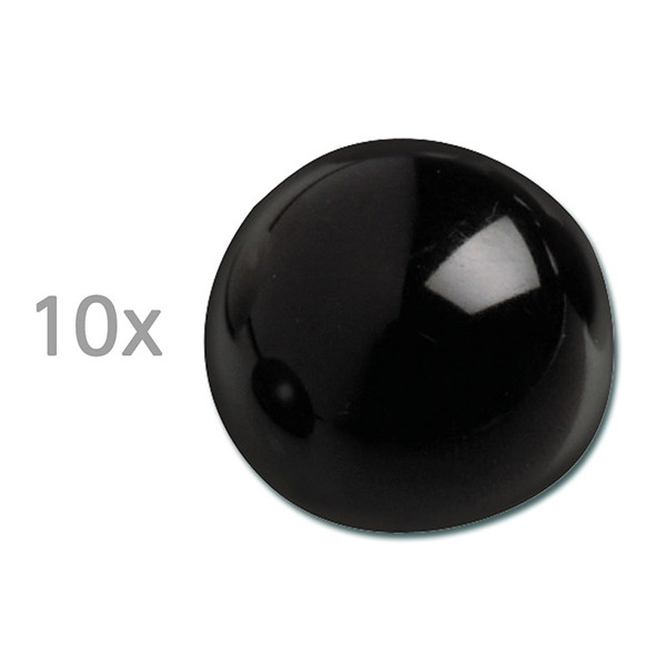 Maul boule demi-sphère magnétique 30 mm noire (10 pièces) 402024 - 1