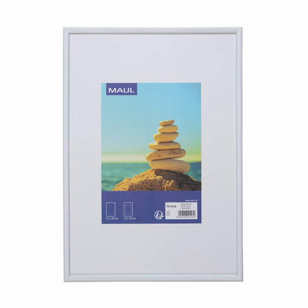 Maul cadre photo A4 plastique 21 x 30 cm - blanc 424857 - 1