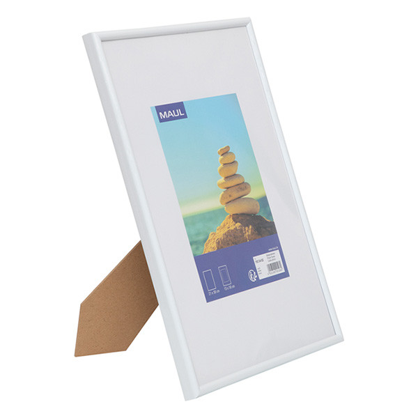 Maul cadre photo A4 plastique 21 x 30 cm - blanc 424857 - 2