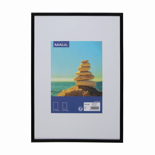 Maul cadre photo A4 plastique 21 x 30 cm - noir 424858 - 1