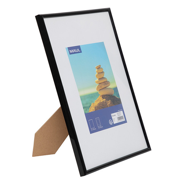 Maul cadre photo A4 plastique 21 x 30 cm - noir 424858 - 2