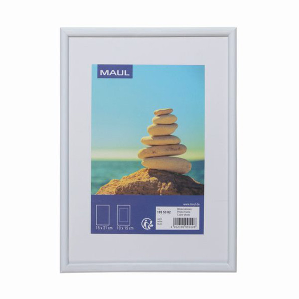 Maul cadre photo plastique 15 x 21 cm - blanc 424855 - 1