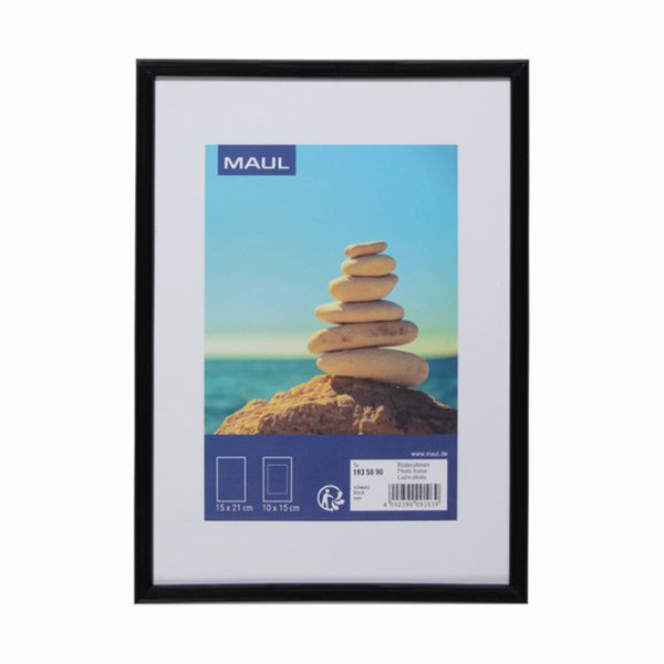 Maul cadre photo plastique 15 x 21 cm - noir 424856 - 1