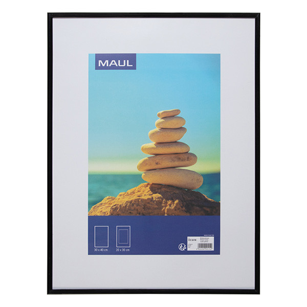 Maul cadre photo plastique 30 x 40 cm - noir 424860 - 2