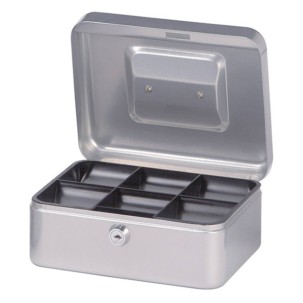 Maul caisse à monnaie en acier (20 x 17 x 9 cm) - argent 402105 - 1