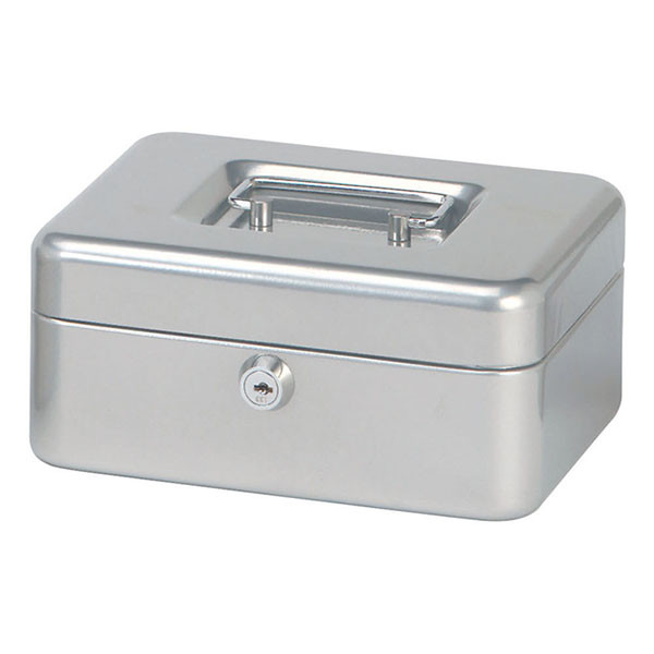 Maul caisse à monnaie en acier (20 x 17 x 9 cm) - argent 402105 - 3