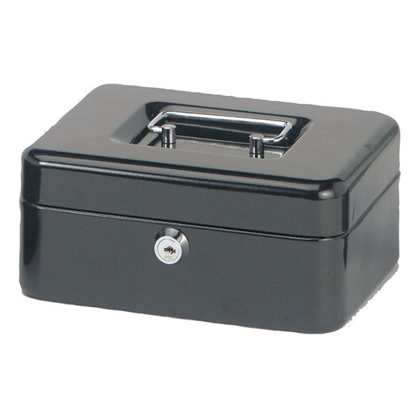 Maul caisse à monnaie en acier (20 x 17 x 9 cm) - noir 402009 - 2