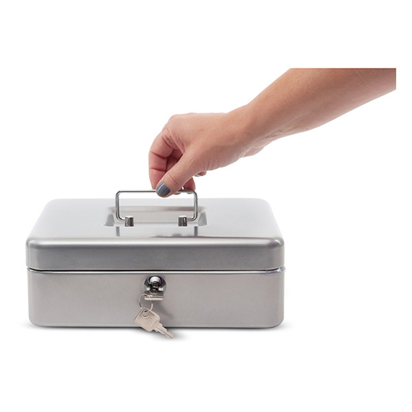 Maul caisse à monnaie en acier (25 x 19 x 9 cm) - argent 402106 - 3