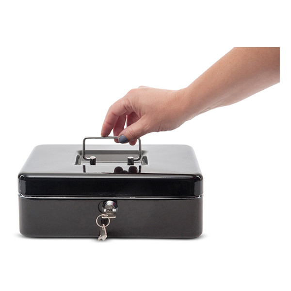 Maul caisse à monnaie en acier (25 x 19 x 9 cm) - noir 402010 - 4