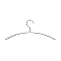 Maul cintre en plastique (5 pièces) - blanc 402405