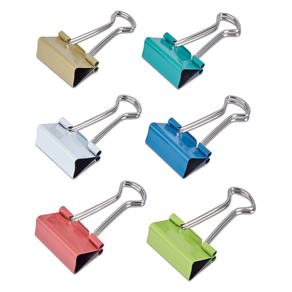 Maul mauly pince à papier 25 m (12 pièces) - assorti 402347 - 1