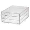 Maul module de classement acrylique (3 tiroirs) - transparent 402359 - 2
