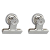 Maul pince à papier 50 mm nickel avec aimant (2 pièces) 402053 - 1