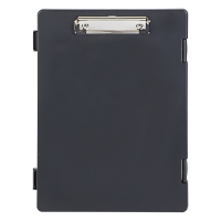 Maul porte-bloc A4 vertical avec compartiment de rangement - noir 424875