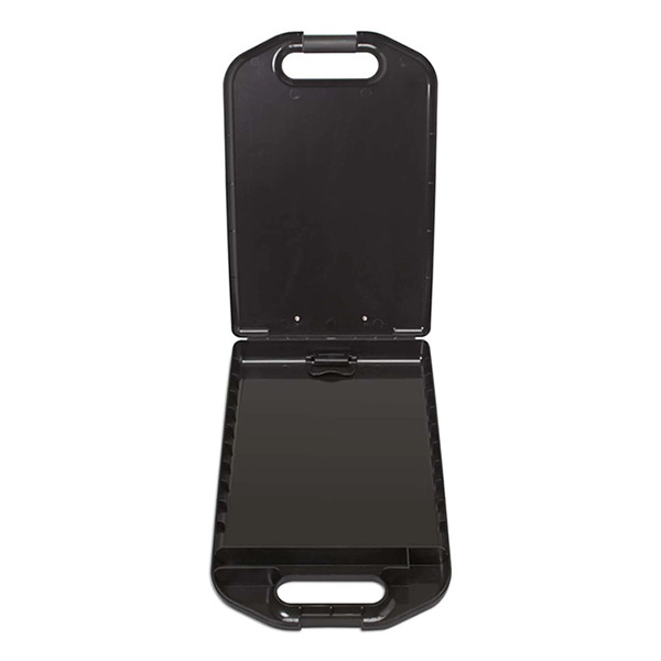 Maul porte-bloc A4 vertical avec grand compartiment de rangement - noir 402170 - 3