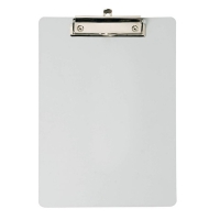 Maul porte-bloc A4 vertical avec surface d'écriture et de découpe - gris 402232