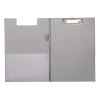Maul porte-bloc avec rabat A4 format portrait - argent 402137 - 1