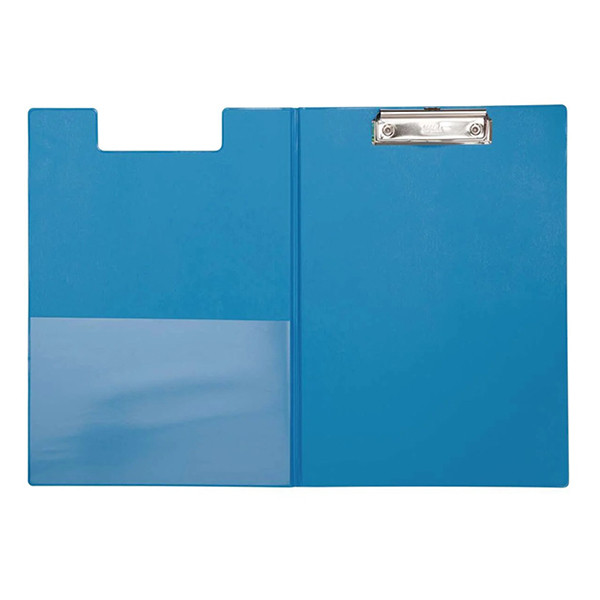 Maul porte-bloc avec rabat A4 format portrait - bleu clair 402139 - 1