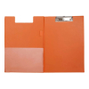 Maul porte-bloc avec rabat A4 format portrait - orange 402142 - 1