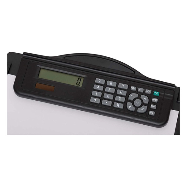 Maul porte-bloc en plastique A4 vertical avec calculatrice - noir 402317 - 5