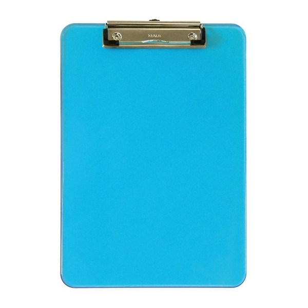 Maul porte-bloc néon A4 vertical - bleu transparent 402204 - 1