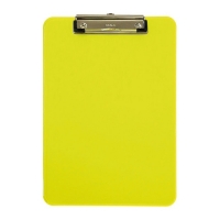 Maul porte-bloc néon A4 vertical - jaune transparent 402203