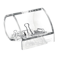 Maul porte-trombones acrylique - transparent 402228