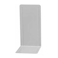 Maul serre-classeurs en métal 14 x 12 x 24 cm (2 pièces) - gris 402288