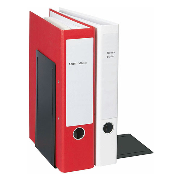 Maul serre-classeurs en métal 24 x 16,8 x 24 cm (2 pièces) - noir 402200 - 5