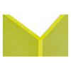 Maul serre-livres acrylique 10 x 10 x 13 cm (2 pièces) - jaune fluo transparent 402339 - 5