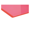 Maul serre-livres acrylique 10 x 10 x 13 cm (2 pièces) - rose fluo transparent 402340 - 4