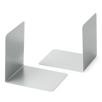 Maul serre-livres en métal 14 x 12 x 14 cm (2 pièces) - argent 402192