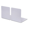 Maul serre-livres en métal 14 x 12 x 14 cm (2 pièces) - argent 402192 - 2
