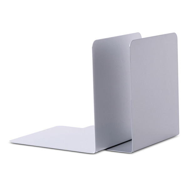 Maul serre-livres en métal 14 x 12 x 14 cm (2 pièces) - argent 402192 - 3