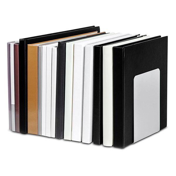 Maul serre-livres en métal 14 x 12 x 14 cm (2 pièces) - argent 402192 - 6