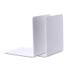 Maul serre-livres en métal 14 x 12 x 14 cm (2 pièces) - blanc 402274 - 1