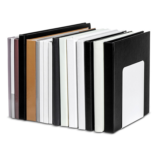 Maul serre-livres en métal 14 x 12 x 14 cm (2 pièces) - blanc 402274 - 6