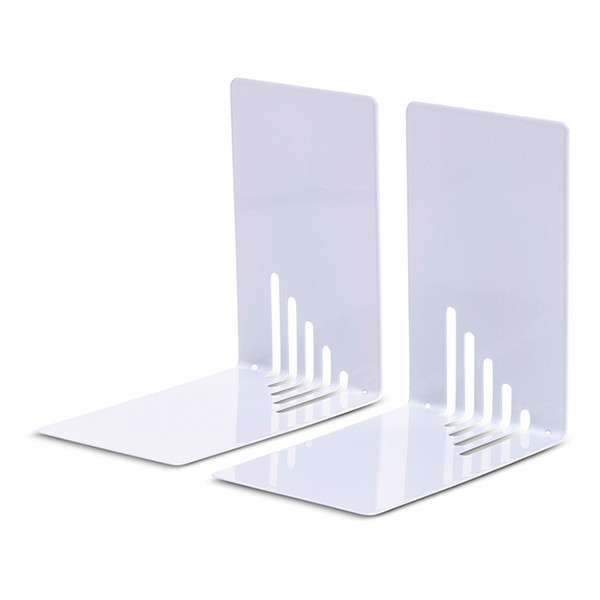 Maul serre-livres en métal 14 x 8,5 x 14 cm (2 pièces) - gris 402277 - 3