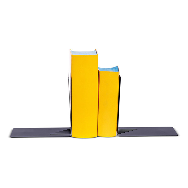 Maul serre-livres en métal 14 x 8,5 x 14 cm (2 pièces) - noir 402187 - 4