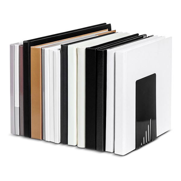 Maul serre-livres en métal 14 x 8,5 x 14 cm (2 pièces) - noir 402187 - 6