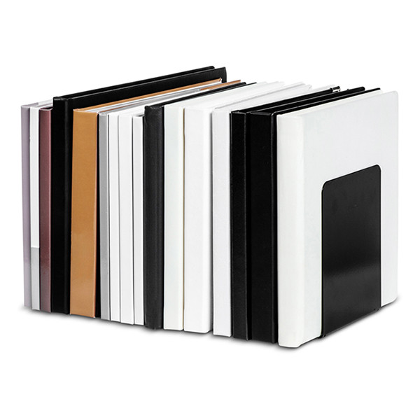 Maul serre-livres en métal avec couche protectrice 14 x 12 x 14 cm (2 pièces) - noir 402279 - 5