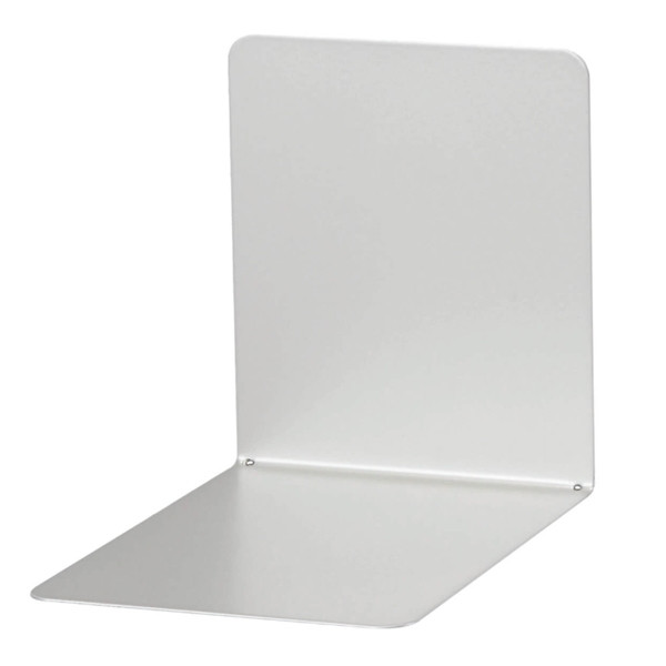 Maul serre-livres en métal avec support magnétique 14 x 12 x 14 cm (2 pièces) - argent 402282 - 1