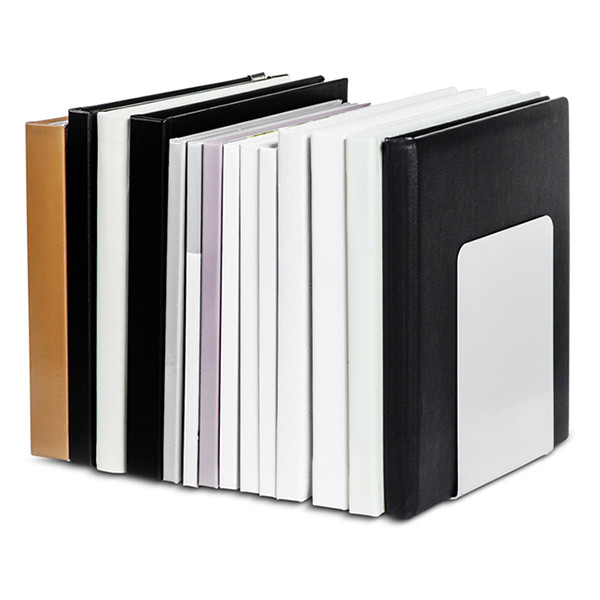 Maul serre-livres en métal magnétique 14 x 12 x 14 cm (2 pièces) - gris 402281 - 6