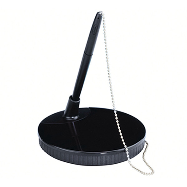 Maul stylo à bille sur socle rond - noir 424902 - 1