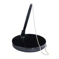 Maul stylo à bille sur socle rond - noir 424902