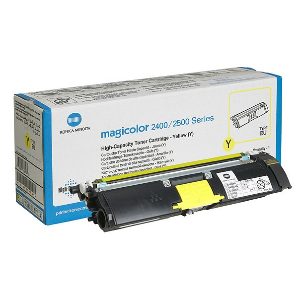 Konica Minolta A00W131 / 1710589-001 toner jaune (d'origine) 032810 - 1