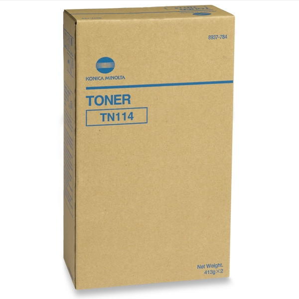Konica Minolta TN-114 (8937-784) toner 2 pièces (d'origine) - noir 071905 - 1
