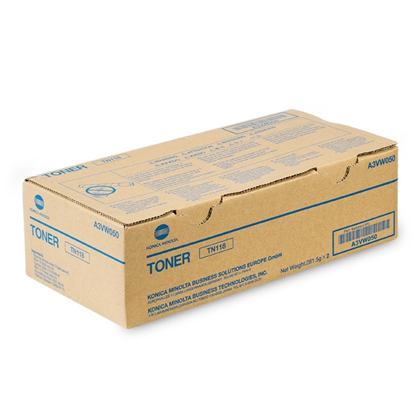 Konica Minolta  TN-118 (A3VW050) toner 2 pièces (d'origine) - noir 072706 - 1