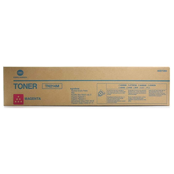 Konica Minolta TN-214M toner (d'origine) - magenta 072242 - 1