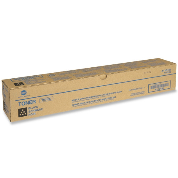 Konica Minolta TN-216K (en A11G151) toner (d'origine) - noir 072354 - 1